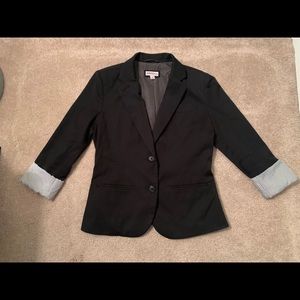 Merona black blazer size 6